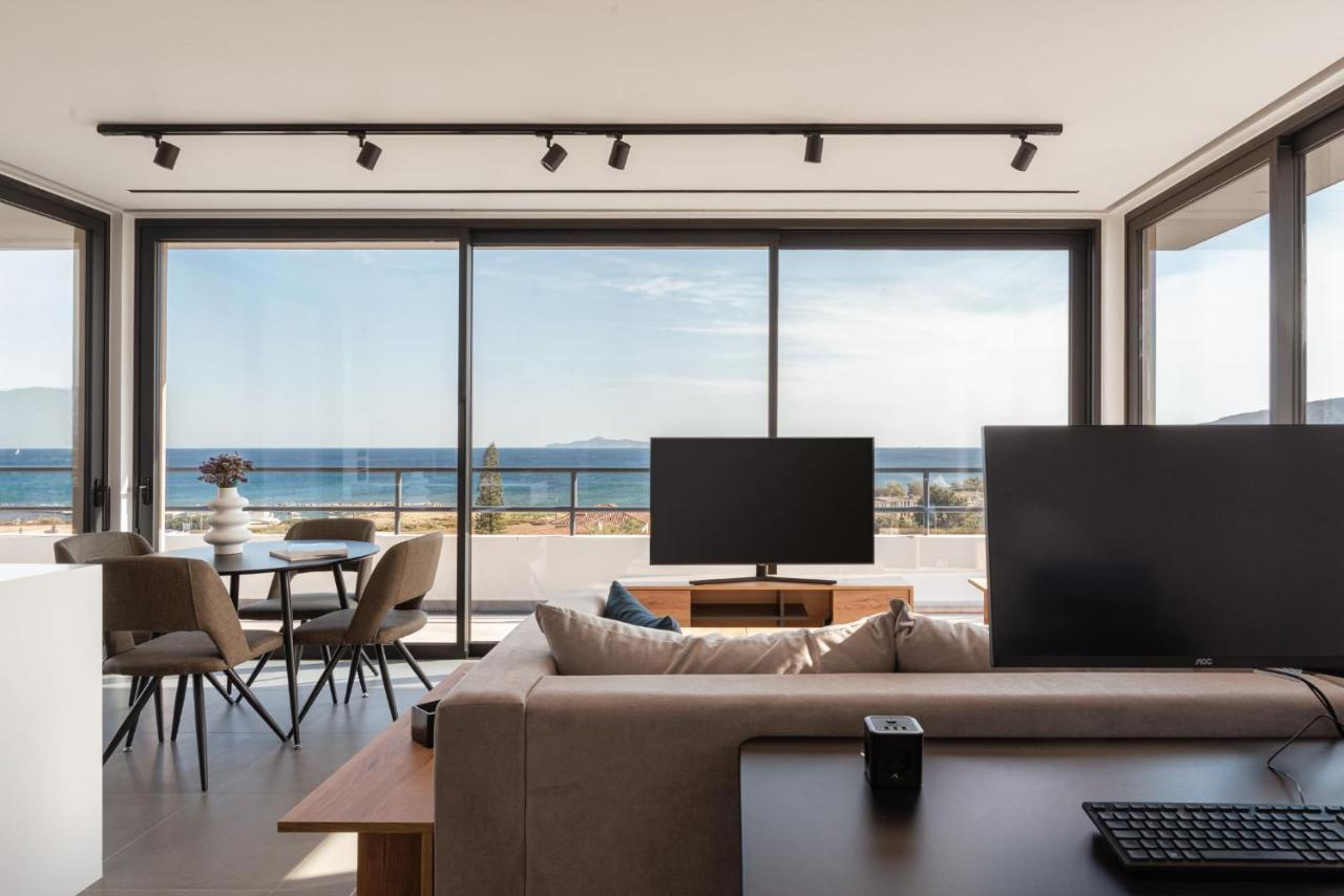 Apartament Sounio Panoramic Loft Sunion Zewnętrze zdjęcie